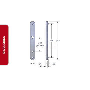 Amesbury Truth Swing Door Handle Set 55-251sn